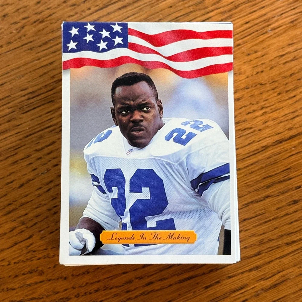 1992 AW Sports Football Card Lot 100 #1-100 Emmitt Smith Aikman NFL
